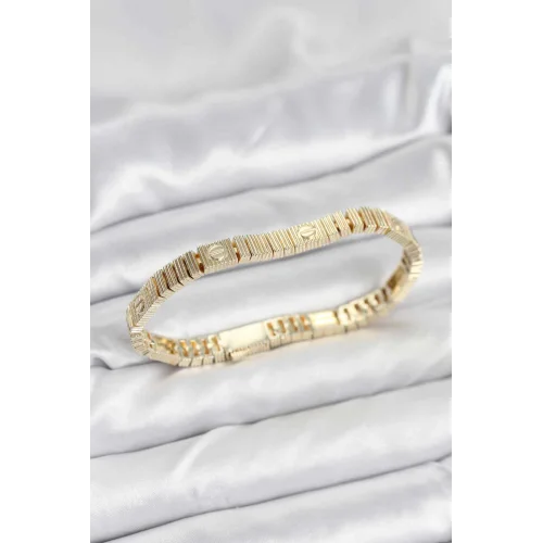 Mey İthalat® Gold Renk Vip Seri Bileklik