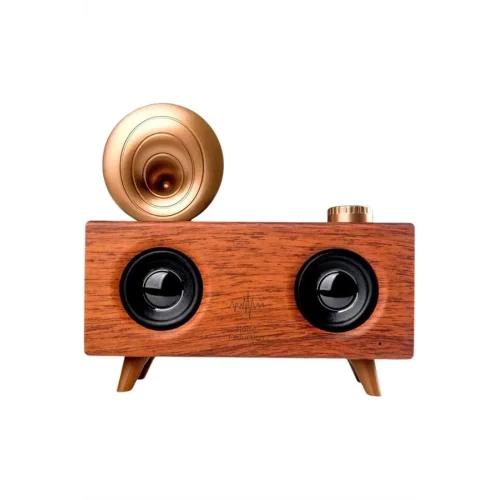 Mey İthalat® Gramafon Nostaljik Radyo Yüksek Ses Kalitesi USB TF Kart Aux