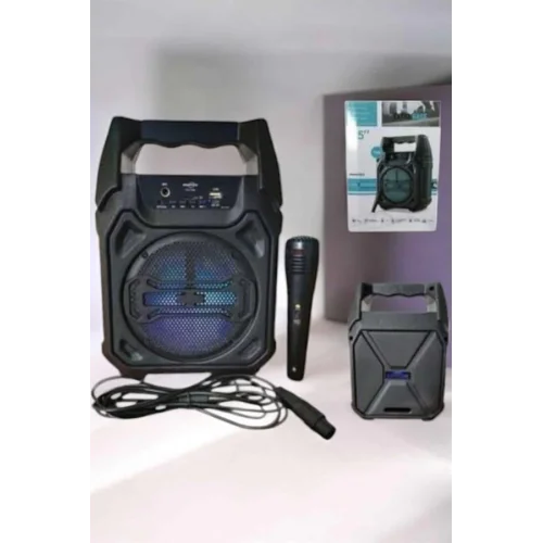 Mey İthalat® Güçlü ve Şarj Edilebilir Bluetooth Hoparlör 6.5 İnç