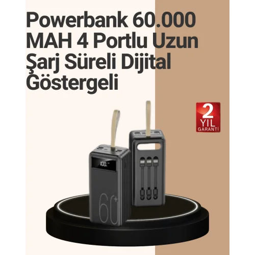 Mey İthalat® Güvenlik Korumalı Hızlı Şarj Özellikli Powerbank