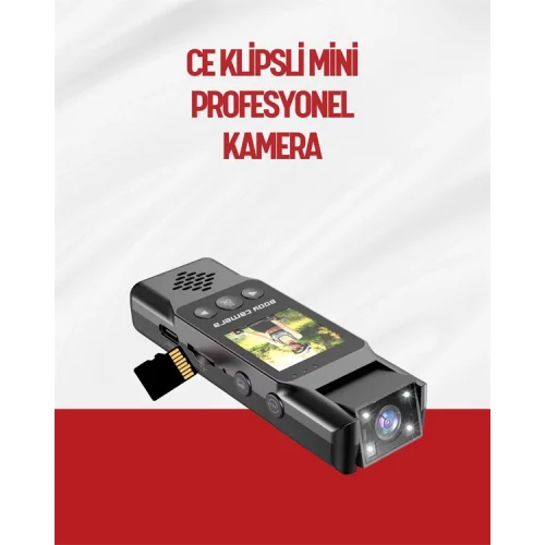 Mey İthalat® Hareket Algılayıcılı Taşınabilir Mini Kamera – 3MP Fotoğraf, Düşük Güç Tüketimi