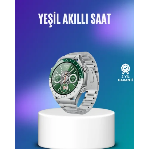 Mey İthalat® Harita Görüntüleme Özellikli Amoled Akıllı Saat 3 Kayışlı Fitness Takipli