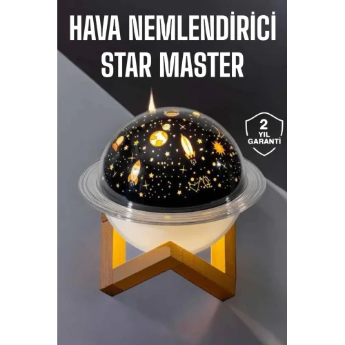 Mey İthalat® Hava Nemlendirici Projeksiyon Görünümlü USB Bağlantılı Aromaterapi