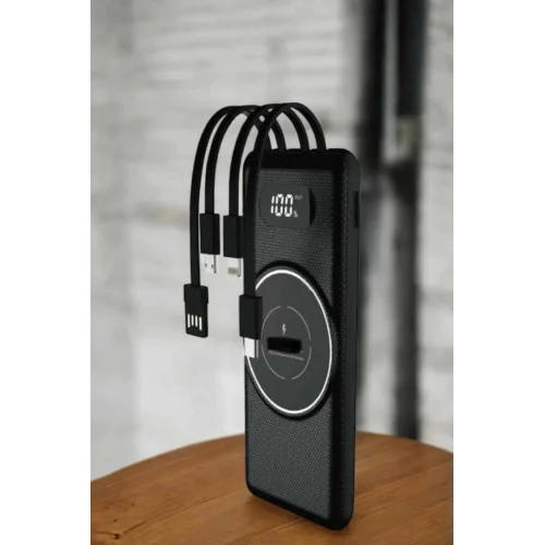 Mey İthalat® Hızlı Şarj Dijital Göstergeli Powerbankli Çoklu Şarj Özelliği