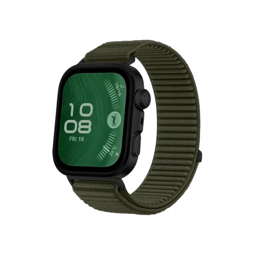 Mey İthalat®  Huawei Fit 4 Braid Kordon - Koyu Yeşil