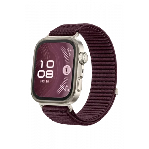 Mey İthalat®  Huawei Fit 4 Braid Kordon - Mürdüm