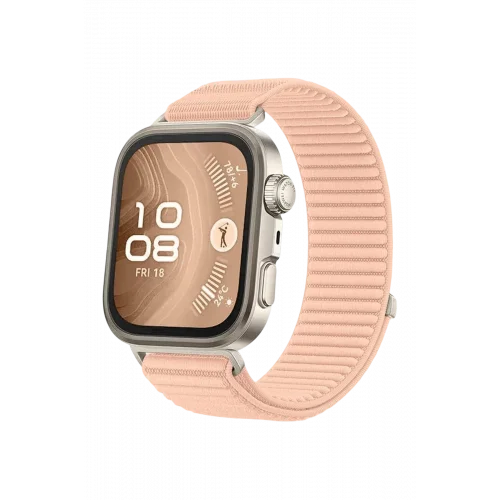 Mey İthalat®  Huawei Fit 4 Braid Kordon - Pudra