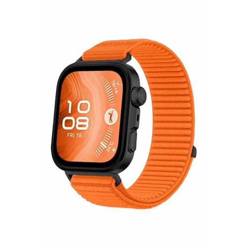 Mey İthalat®  Huawei Fit 4 Braid Kordon - Turuncu