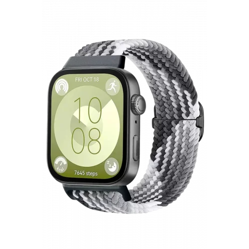 Mey İthalat®  Huawei Fit 4 Star Kordon - Gri-Siyah