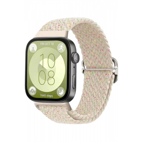 Mey İthalat®  Huawei Fit 4 Star Kordon - Gri-Turuncu