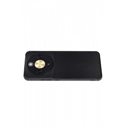 Mey İthalat®  Huawei Honor Magic 8 Lite Auto Focus Karbon Kapak - Siyah
