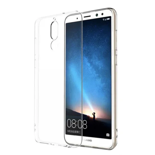 Mey İthalat®  Huawei Mate 10 Lite Kılıf Lüx Şeffaf Silikon