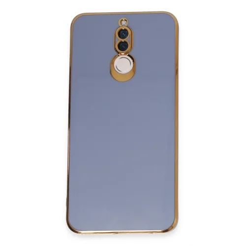 Mey İthalat®  Huawei Mate 10 Lite Kılıf Volet Silikon - Mavi