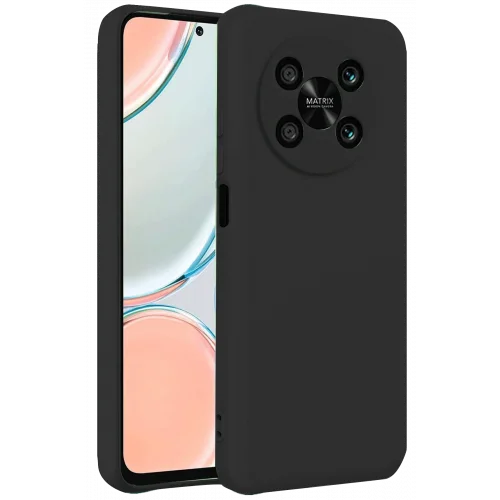 Mey İthalat®  Huawei Nova Y90 Kılıf First Silikon - Siyah