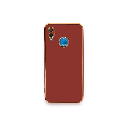 Mey İthalat®  Huawei P20 Lite Kılıf Volet Silikon - Kırmızı