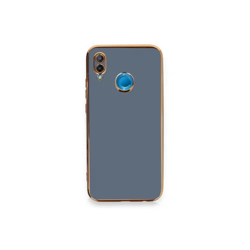 Mey İthalat®  Huawei P20 Lite Kılıf Volet Silikon - Mavi