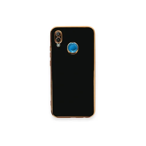 Mey İthalat®  Huawei P20 Lite Kılıf Volet Silikon - Siyah