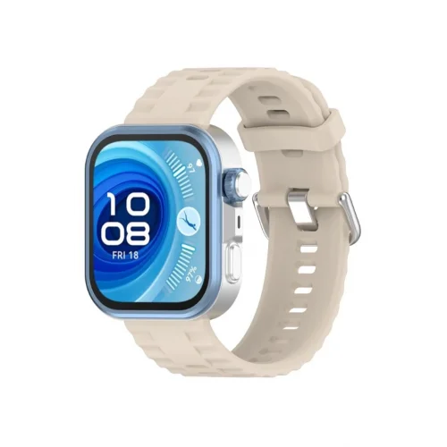 Mey İthalat®  Huawei Watch Fit 3 Klasik Kordon - Krem