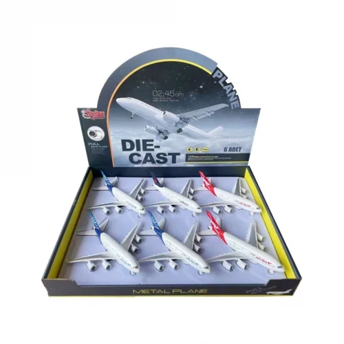 Mey İthalat® HW-A380 CB IŞIKLI-SESLİ METAL YOLCU UÇAĞI