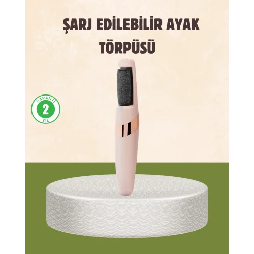 Mey İthalat® İki Hızlı Elektrikli Ayak Törpüsü Pürüzsüz Topuk Bakımı