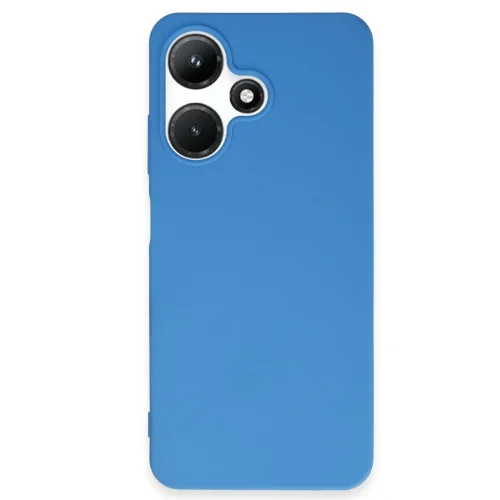 Mey İthalat®  İnfinix Hot 30i Kılıf First Silikon - Mavi