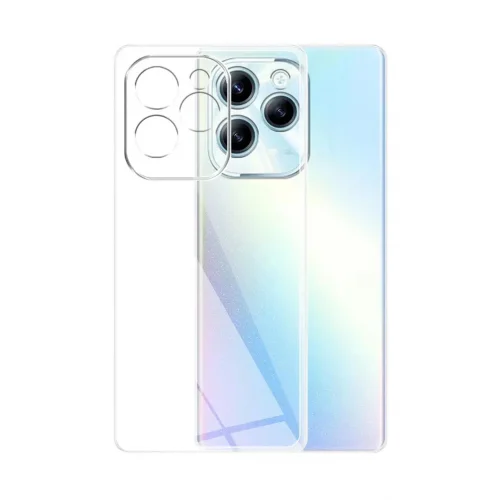 Mey İthalat®  İnfinix Hot 40i Kılıf Lüx Şeffaf Silikon