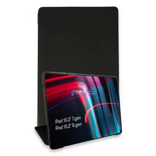 Mey İthalat®  iPad 10.2 (7.nesil) Kılıf Tablet Smart Kılıf - Siyah