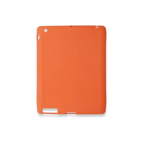 Mey İthalat®  iPad 4 9.7 Kılıf Evo Tablet Silikon - Turuncu