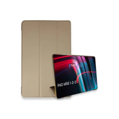 Mey İthalat®  iPad Mini 3 Kılıf Tablet Smart Kılıf - Gold