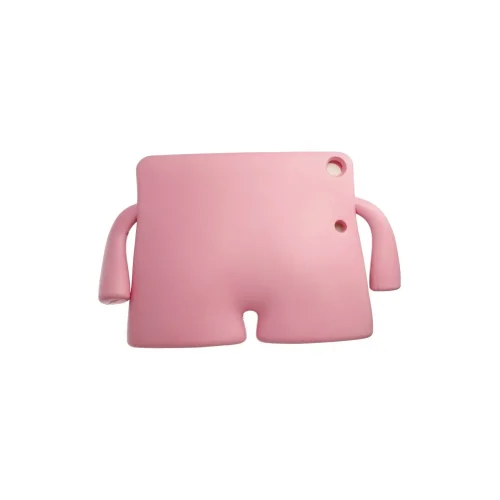 Mey İthalat®  iPad Mini 5 Kılıf Karakter Tablet Silikon - Açık Pembe