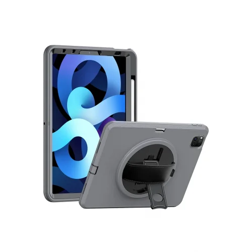 Mey İthalat®  iPad Pro 11 (2018) Kılıf Hand Strap Tablet Kılıfı - Gri