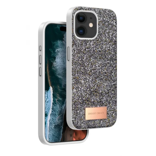Mey İthalat®  iPhone 11 Bright Simli Kapak - Gümüş