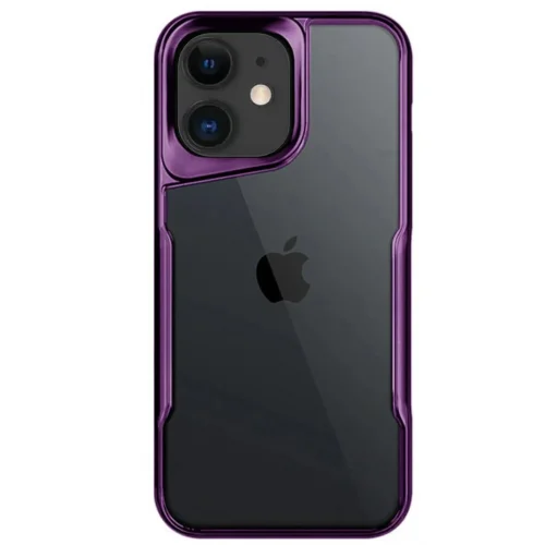 Mey İthalat®  iPhone 11 Kılıf Boyi Silikon Kapak - Derin Mor