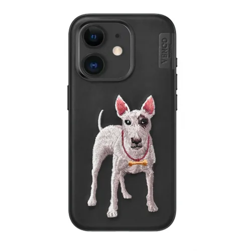 Mey İthalat®  iPhone 11 Perma Desenli Kapak - Siyah