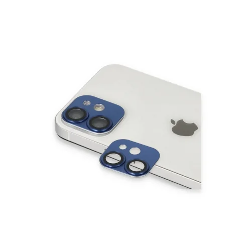 Mey İthalat®  iPhone 11 Pers Alüminyum Kamera Lens - Lacivert