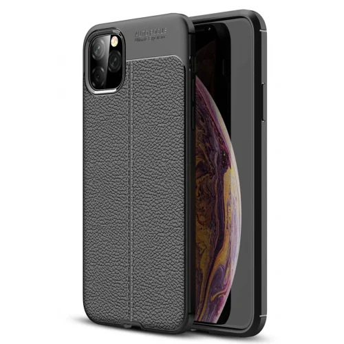 Mey İthalat®  iPhone 11 Pro Kılıf Auto Focus Kapak - Siyah