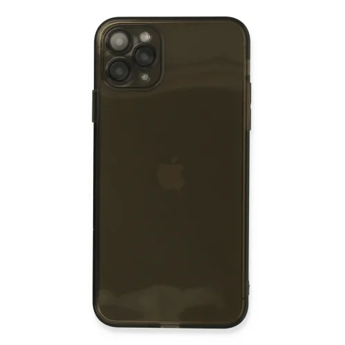 Mey İthalat®  iPhone 11 Pro Kılıf Fly Lens Silikon - Siyah