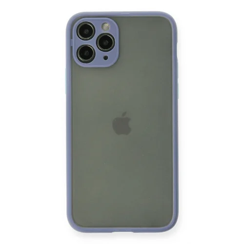 Mey İthalat®  iPhone 11 Pro Kılıf Montreal Silikon Kapak - Gri