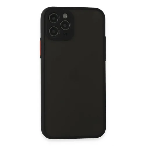 Mey İthalat®  iPhone 11 Pro Kılıf Montreal Silikon Kapak - Siyah