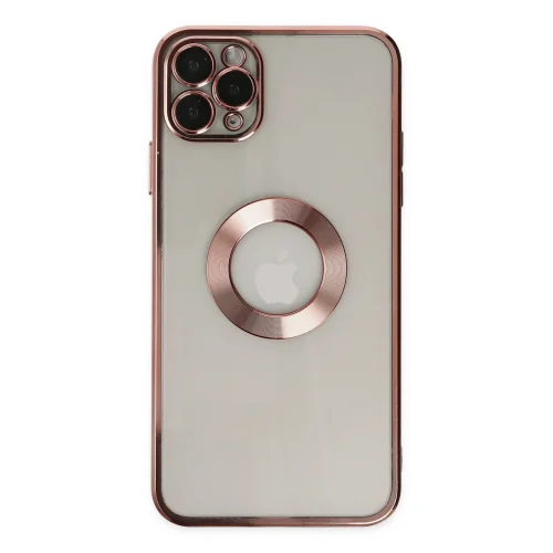 Mey İthalat®  iPhone 11 Pro Kılıf Slot Silikon - Rose Gold