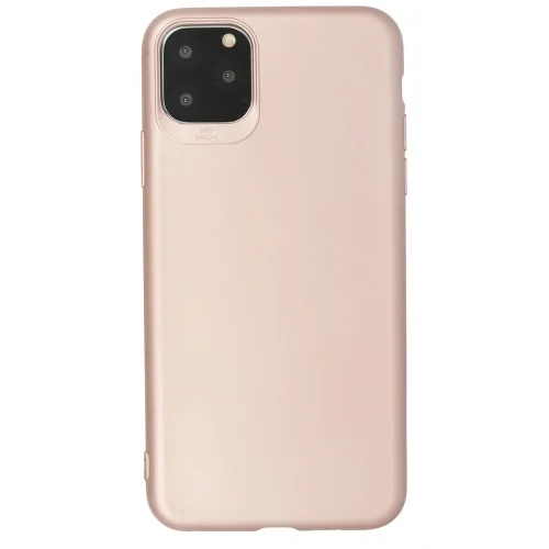 Mey İthalat®  iPhone 11 Pro Max Kılıf First Silikon - Rose Gold