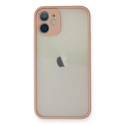 Mey İthalat®  iPhone 11 Pro Max Kılıf Montreal Silikon Kapak - Pembe