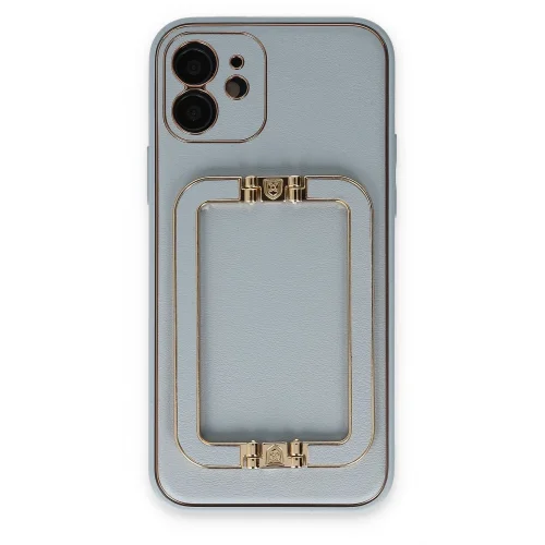 Mey İthalat®  iPhone 12 Kılıf Coco Elit Kapak - Turkuaz