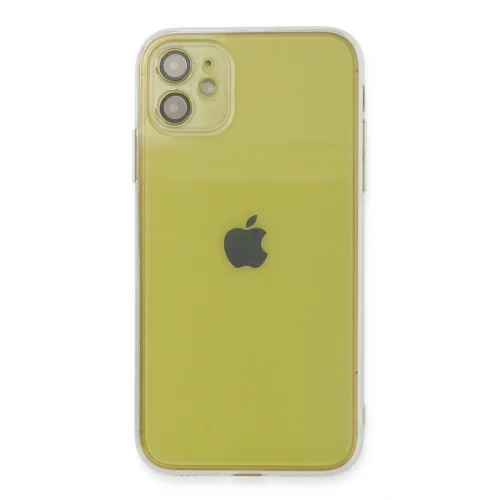 Mey İthalat®  iPhone 12 Kılıf Fly Lens Silikon - Şeffaf