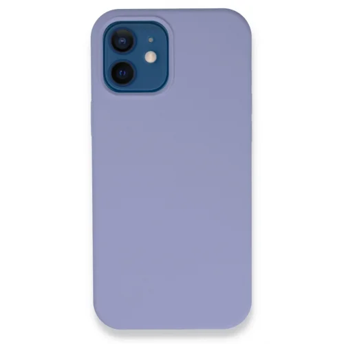 Mey İthalat®  iPhone 12 Kılıf Lansman Legant Silikon - Lila