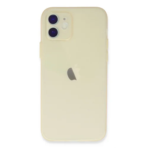 Mey İthalat®  iPhone 12 Kılıf Puma Silikon - Gold
