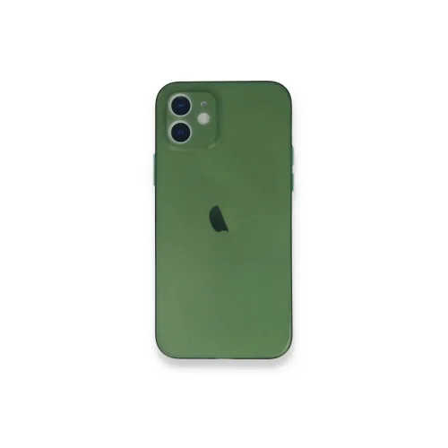 Mey İthalat®  iPhone 12 Mini Kılıf PP Ultra İnce Kapak - Yeşil