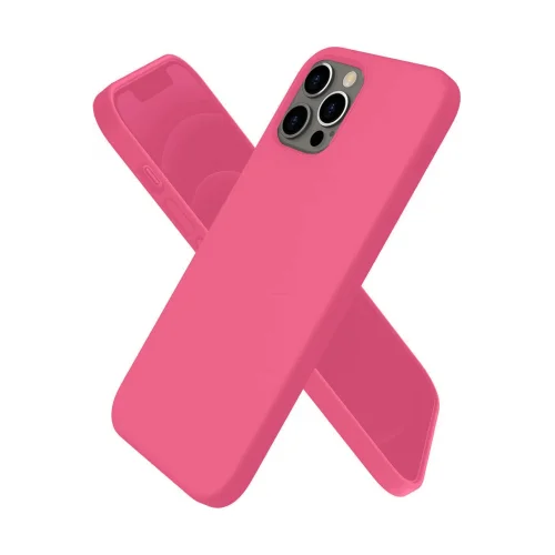 Mey İthalat®  iPhone 12 Pro Kılıf First Silikon - Pembe