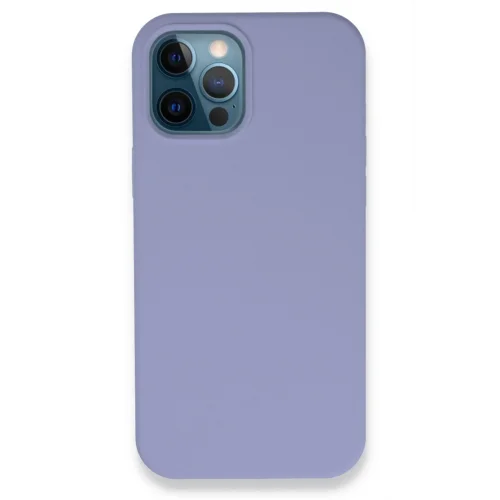 Mey İthalat®  iPhone 12 Pro Kılıf Lansman Legant Silikon - Lila