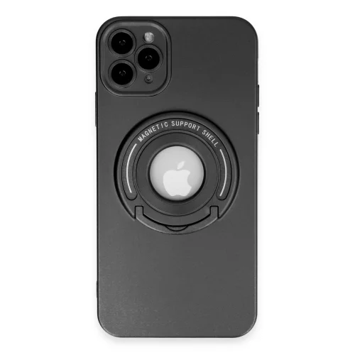 Mey İthalat®  iPhone 12 Pro Kılıf Lukka Magneticsafe Kapak - Siyah